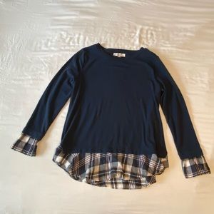 Loft Plaid Sweater Perfect for Fall